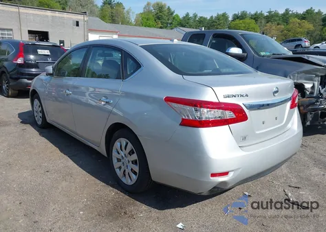 2015 Nissan Sentra Fe+ S/S/Sl/Sr/Sv из США, поврежденный, VIN 3N1AB7AP6FL655555